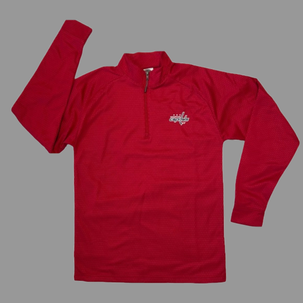 Washington Capitals NHL Team Apparel 1/4 Zip Pullover